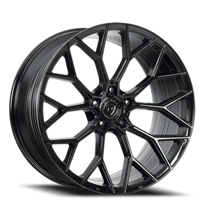 DOORBUSTER PRICING! - Dolce Performance Pista Wheel 19x8.5 5x114.3 Gloss Black 35mm - FREE T-SHIRT INCLUDED! | PISTA-98554GB