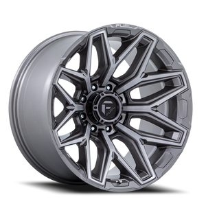 Fuel Flux Wheel 20x10 8x180 Platinum -18mm - FREE T-SHIRT INCLUDED! | FC854AX20108818N