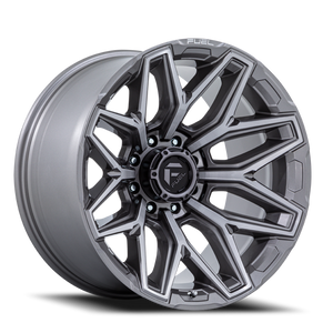 Fuel Flux Wheel 22x10 8x165.1 Platinum -18mm - FREE T-SHIRT INCLUDED! | FC854AX22108018N