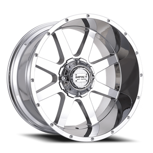 DOORBUSTER PRICING! - Impact Off-Road 804 Wheel 22x12 6x135 & 6x139.7 Chrome -44mm - FREE T-SHIRT INCLUDED! | 804CHROME-221266-44