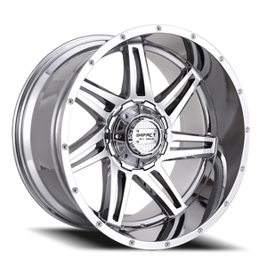 DOORBUSTER PRICING! - Impact Off-Road 820 Wheel 22x12 6x135 & 6x139.7 Chrome -44mm - FREE T-SHIRT INCLUDED! | 820CHROME-221266-44