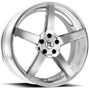 Modern Luxury Ml-2 Wheels Rims 22x10.5 5x114.3 Chrome 42mm | ML2-2210551143+42C