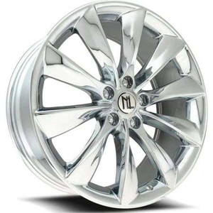 Modern Luxury Ml-4 Wheels Rims 22x9 5x115 Chrome 20mm | ML4-22905115+20C