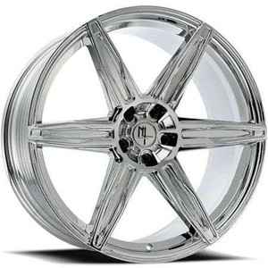 Modern Luxury Mlf11 Wheels Rims 22x9.5 6x139.7 Chrome 25mm | MLF11-229561397M+25C