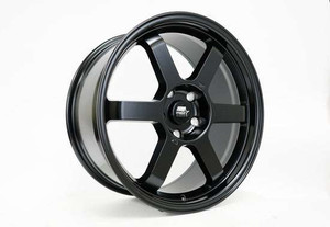 Mst Flow Formed Time Attack Wheels Rims 18x8.5 5x114.3 Matte Black 40mm | D3-88565-40-MBK
