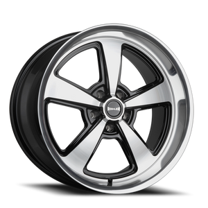 DOORBUSTER PRICING! - Ridler 652 Wheel 20x8.5 5x114.3 Gloss Black w/ Diamond Cut Face & Lip 0mm | 652-2865GBD