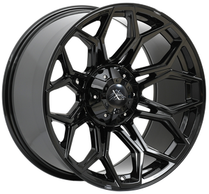 X-Drive Beast Wheel 20x10 6x135 & 6x139.7 Gloss Black -19mm - FREE T-SHIRT INCLUDED!