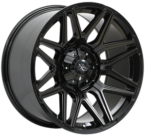 X-Drive Crank Wheel 20x10 6x135 & 6x139.7 Gloss Black -19mm - FREE LUG NUTS INCLUDED!