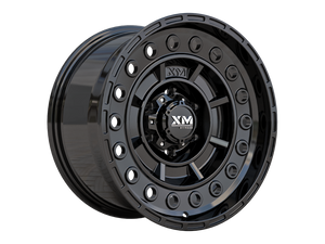 XM Offroad Xm-703 17x9 6x139.7 Semi Matte Black 0mm Wheels