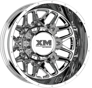 Xm Offroad Dually Xm-900 Wheels Rims 22x8.25 8x165.1 Chrome -221mm