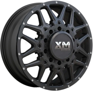 Xm Offroad Dually Xm-900 Wheels Rims 22x8.25 8x210 Matte Black 105mm