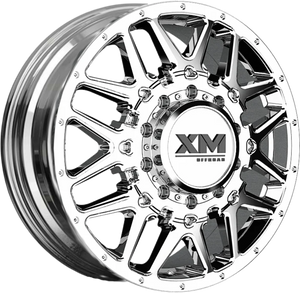 Xm Offroad Dually Xm-900 Wheels Rims 22x8.25 8x210 Chrome 105mm