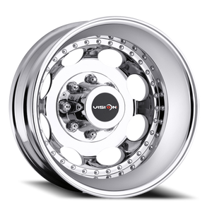 Vision - Hauler 181 Dually Wheel 17x6.5 8x200 Chrome -143mm | 181Z7680CR142