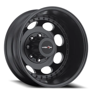 Vision - Hauler 181 Dually Wheel 17x6.5 8x200 Matte Black -143mm | 181Z7680MBR142