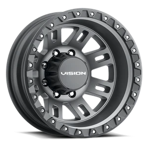 Vision - Manx 2 408 Dually Wheel 17x6.5 8x200 Satin Grey -143mm | 408A7680SGBLR
