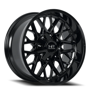 Hardrock Offroad H714 Bomber Wheel 20x9 8x165.1 Gloss Black 0mm | H714-209081000GB