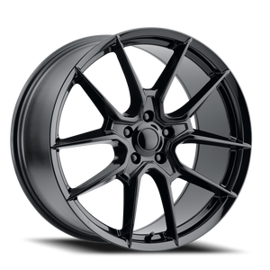 DOORBUSTER PRICING! - Voxx Replica Fdh Wheel 19x8.5 5x114.3 Gloss Black 38mm | FDH 985-5114-38 GB
