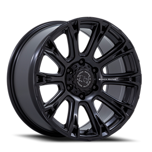 Black Rhino Br020 Diamondback Wheel 17x8.5 6x139.7 Matte Black 25mm - FREE T-SHIRT INCLUDED! | BR020MX17856825