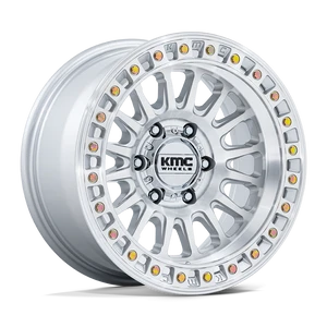 Kmc Km552 Ims Wheels Rims 20x9 6x139.7 Gloss Silver W/ Machined Face 18mm | KM552SD20906818