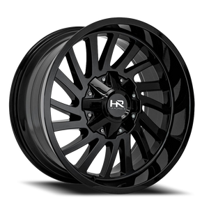 Hardrock Offroad H708 Overdrive Wheel 22x10 8x165.1 Gloss Black -25mm | H708-221081125GB
