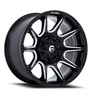 Fuel Fc880 Super C Wheel 22x10 8x165.1 Gloss Black Milled -18mm - FREE T-SHIRT INCLUDED! | FC880BE22108018N