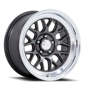 American Racing Vn516 G-Force Wheel 17x9 5x120.65 Matte Anthracite w/ Diamond Cut Lip 0mm | VN516AD17903400