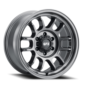 DOORBUSTER PRICING! - G-Fx Tr28 Wheel 18x9 6x135 Gloss Gun Metal 18mm | T28 890-6009-18 GM