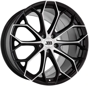 Big Baller Brand H153 Z09 Wheels Rims 20x10.5 Blank Custom Drilled Gloss Black With Machined Face 25mm | H153-Z09-1576