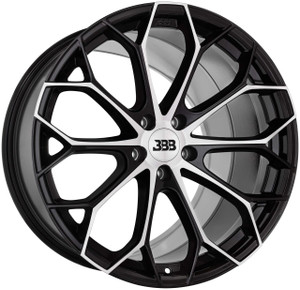 Big Baller Brand H153 Z09 Wheels Rims 20x10.5 5x114.3 Gloss Black With Machined Face 40mm | H153-Z09-1573