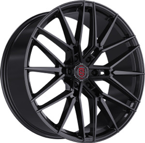 Tis 506B Wheels Rims 22x10 6x139.7 Gloss Black 24mm | 506B