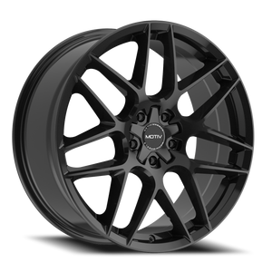 Motiv 435B Foil Wheel 17x7.5 5x114.3 & 5x120 Gloss Black 40mm | 435B-7755740