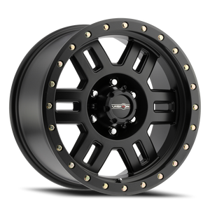 Vision Manx 398 Wheel 15x8 6x139.7 Matte Black -19mm | 398-5883MB-19