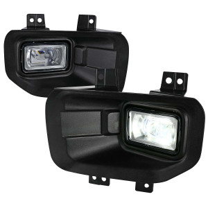 Spec-D Fog Lights w/ Clear Lens Without Wiring Kit | SPE LF-F15015CLED-DL