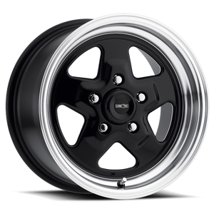 Vision Nitro 521 Wheel 15x7 5x114.3 Gloss Black With Machined Lip 0mm | 521H5765B0