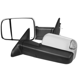 Spec-D Chrome Towing Mirrors | SPE RMX-RAM13CHP-AT-FS