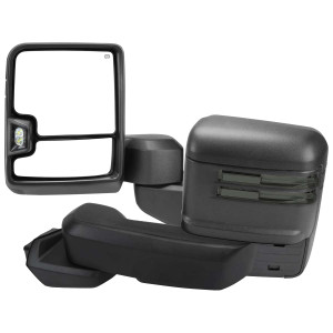 Spec-D Matte Black Heated Power Towing Mirror w/ Smoked Turn Signal | SPE RMX-SIV1915G3GHP-FS