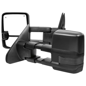 Spec-D Black Heated Power Towing Mirrors w/ LED Turn Signal | SPE RMX-TUN07G3GLEDHP-FS