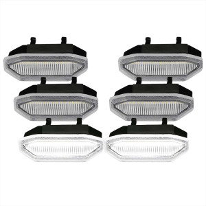 Spec-D Clear Front Grille Light | SPE LED-MST15CLEDG6-VS