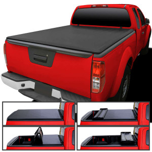 Spec-D Quad Fold Tonneau Cover | SPE TC4-FRO05-6-SP