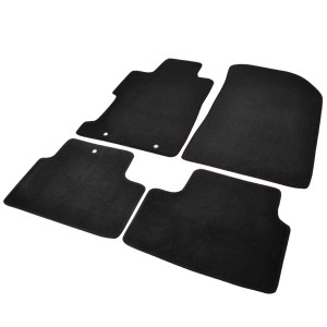 Spec-D Black w/ Red Stitching Floor Mats | SPE MAT-CV062-ATW