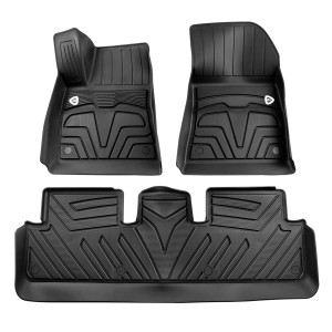 Spec-D 3 Piece Floor Mats w/ Logo | SPE MAT-TSLA317A-MP
