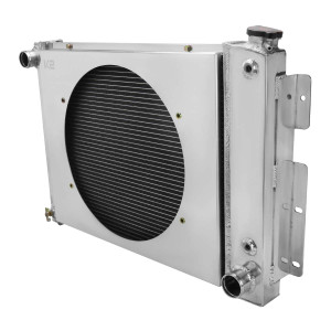 Spec-D 3 Core Radiator w/ Fan Shroud | SPE RAD3F-CMR67V8
