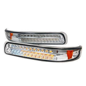 Spec-D Chrome LED Bumper Lights | SPE 2LB-SIV99CLED-KS