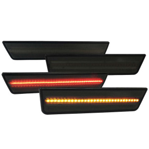 Spec-D Smoked Front and Rear LED Side Marker Lights | SPE LSM-CHA08GLED4P-VS