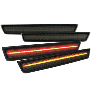 Spec-D Smoked Front and Rear LED Side Marker Lights | SPE LSM-CHA15GLED4P-VS