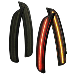 Spec-D Smoked Front and Rear LED Side Marker Lights | SPE LSM-CHG15GLED4P-VS