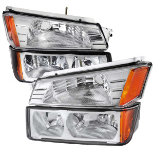 Spec-D Chrome Headlight & Bumper Light Combo | SPE 2LBLH-AVA02-RS