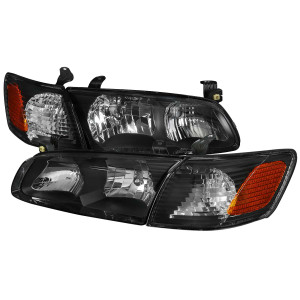 Spec-D Black Headlight with Corner Light | SPE 2LCLH-CAM00JM-RS