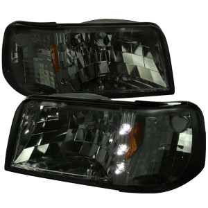 Spec-D Smoked Headlight with Corner Light | SPE 2LCLH-RAN93G-V2-OZ