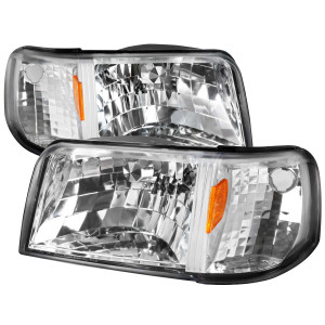 Spec-D Chrome Headlight with Corner Light | SPE 2LCLH-RAN93-OZ